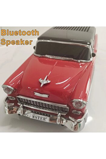 ErginGroup 1955 Model Klasik Araba Bluetooth Hoparlör Speaker 10 Watt Fm Radyo Sd Kart USB
