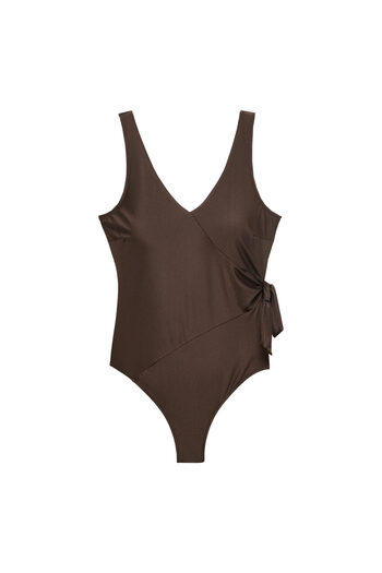 MANGO Woman Side Knot Swimsuit