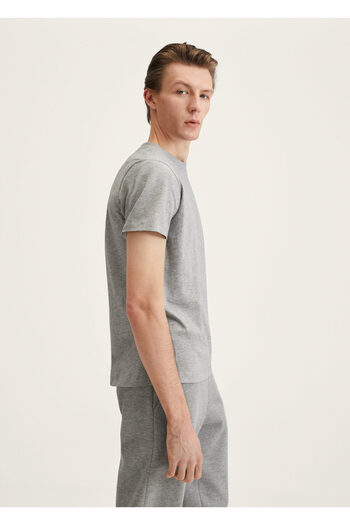 MANGO Man Men's Metal Gray T-Shirt