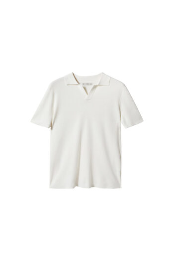 MANGO Man Finely woven polo shirt