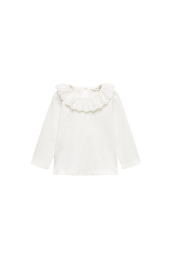 MANGO Woman Tricou Kirik White pentru fetiță 67020487