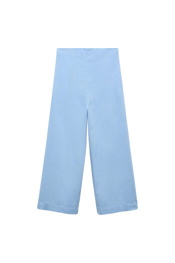 MANGO Woman Women's Sky Blue Trousers 67019405
