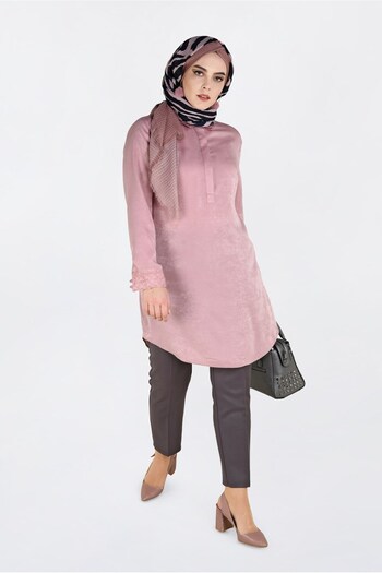 Alvina Laced Cuffed Tunic 2845