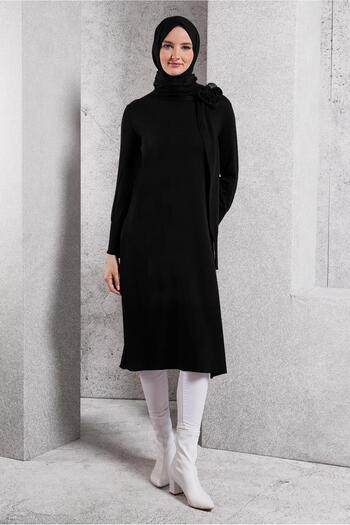 Alvina Brooche Detailed Knitwear Tunic 44913