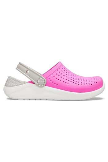 Crocs Saboti kids' literide clog - electric pink/white