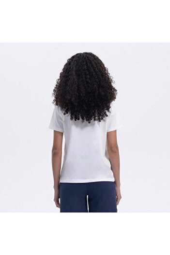 Ellesse EF448-OF Γυναικείο T-Shirt Crew Neck - Off White
