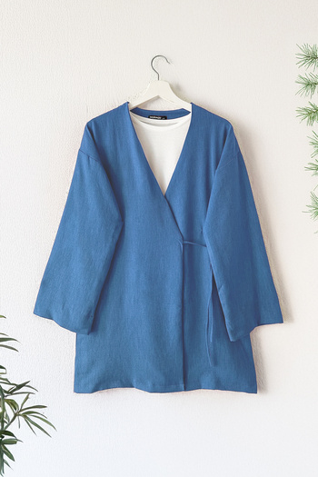 MODAQU Blue Side Balu Kimono