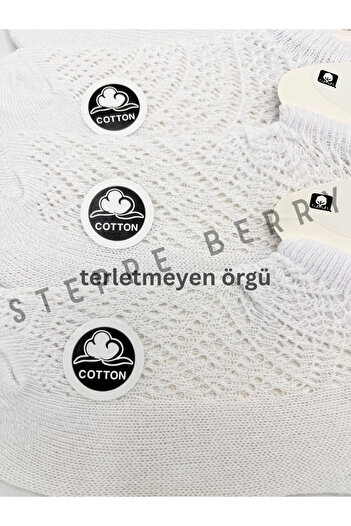 STEPPE BERRY 5 Pairs of Fishnet Sneakers Socks