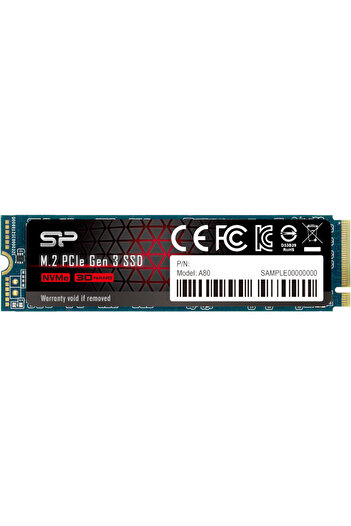 Silicon Power SSD Silicon-Power P34A80, 2TB, PCI Express 3.0 x4, M.2 2280