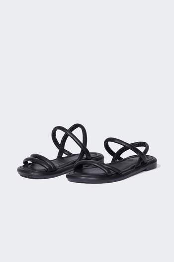DeFacto Women's Flat Sole Faux Leather Sandals D0765Ax25Hs