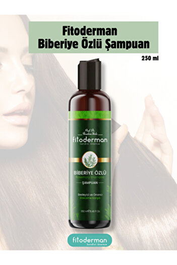 Fitoderman Nourishing and Repairing Anti-Hair Loss Herbal Shampoo with Rosemary Extract 250 ml