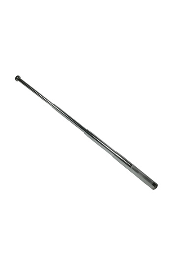 Depox Telescopic steel walking stick, silver 64 cm, 4 sections