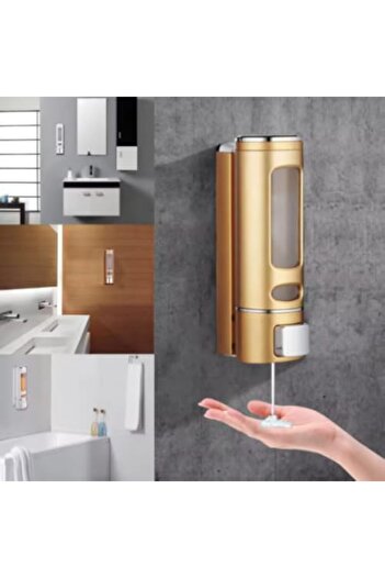 Generic ABS Soap Dispenser 400ML Wall Mounted Push-Type Liquid Soap Dispenser