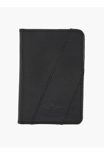 Lee Cooper Solid Bi-Fold Cardholder - W 1 x H 11 x D 7.5 cm