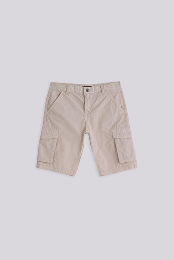 Guess Bg Store Boy Beige Shorts