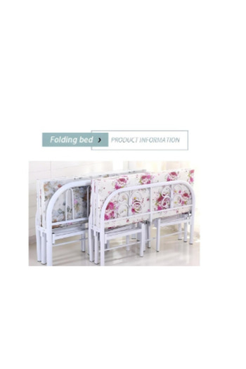 ROYAL ROSE Heavy Duty Adjustable Folding Single Bed with Steel Metal Bed Frame