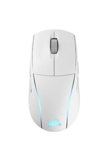 Corsair Mouse Gaming Corsair M75 Lightweight RGB, iluminare RGB, Ambidextru, 26000 DPI (Alb)