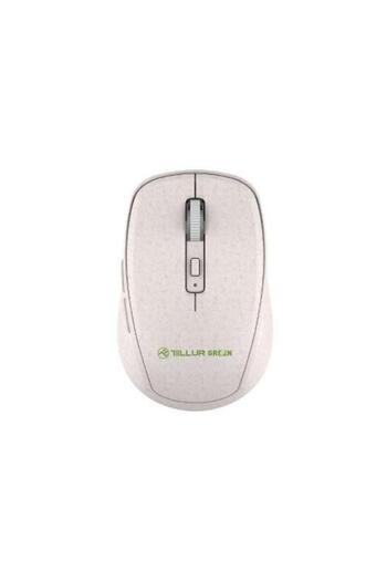 TELLUR Mouse fara fir Tellur Green, 2.4Ghz, nano receiver, Crem