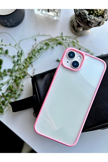 Go Aksesuar Colorful Silicone Case for iPhone 14 Plus - 15 Plus Compatible