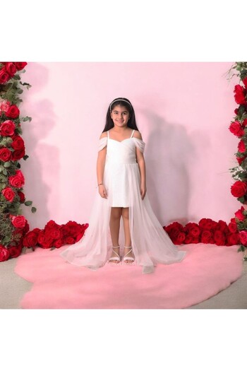 Ahsenimbebe Short Tail Inside Sequin Evening Dress