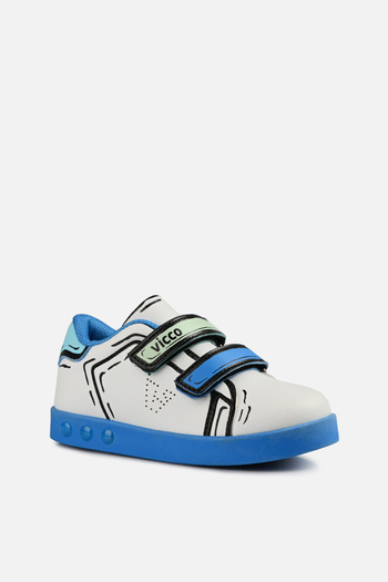 Vicco Picasso Işıklı Erkek Okul Öncesi Beyaz/saks Mavi Sneaker