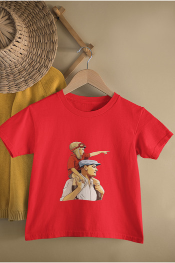 MAGORS Cotton Short Sleeve Mustafa Kemal Ataturk Printed Boy's and Girl's T-Shirt with Crewneck
