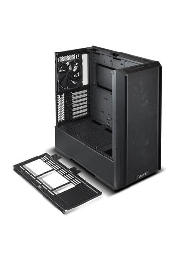 Lian Li Carcasa Lian Li LANCOOL 216, Sticla securizata, Mid-Tower, fara sursa, ARGB, Negru