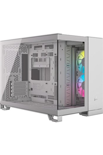 Corsair Carcasa Corsair iCUE LINK 2500X RGB, Mini Tower, sticlă securizată (Alb)