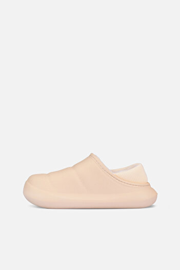 Vicco Kai Kürklü Unisex Çocuk Bej Panduf