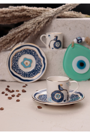 Store Porser Pavo 4 Piece Coffee Cup Set