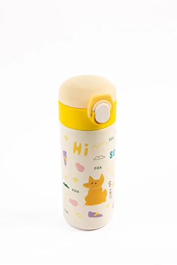 Cocobee Insulated Stainless Steel Water Bottle – Leakproof, 500ml, Odour-free,(3 YEARS)- Yellow