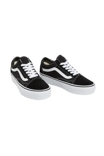 Vans Dámské černé sportovní boty a tenisky Ua Old Skool Platform