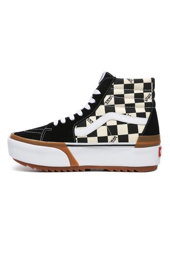 Vans SK8-HI Stacked Boğazlı Damalı Sneaker