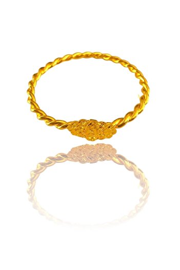 BiLi Accessories Altın Kaplama Erzurum Burma Bilezik