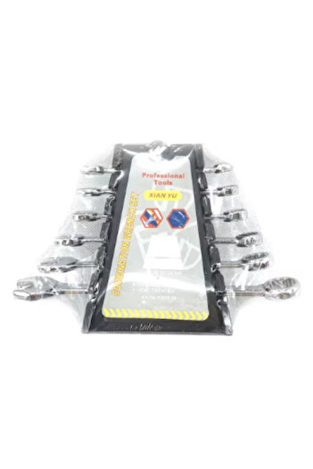 Generic Combination Wrench Spanner Set 6-Pieces (8mm to 17mm)