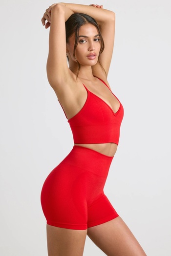 baim X Soft Scrunch Seamless High Waist Recovery Athlete Mini Leggings