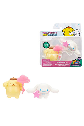 GIOCHI PREZIOSI Kuromi My Melodi Cinnamoroll Sanrio and Friends 3D 2'li Mini Figür