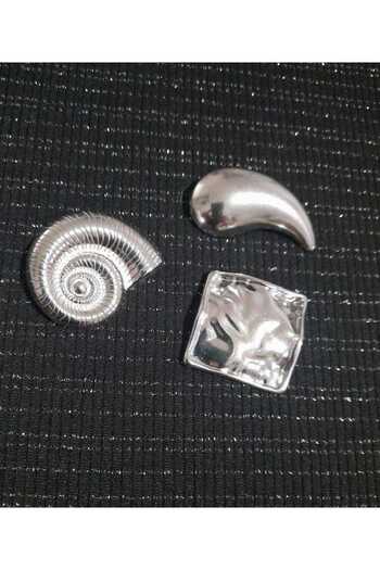 İMREN AKSESUAR Silver Color Button Set (Coat, Jacket, Vest, Dress) 3 Coins