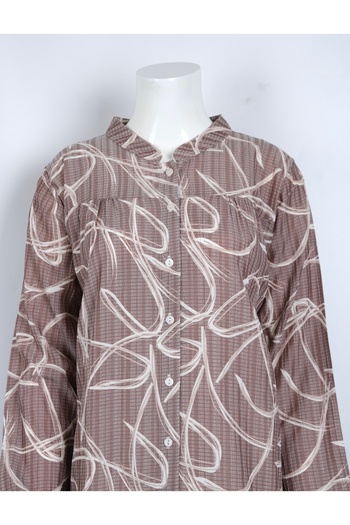 MUSTÜN Judge Collar Woven Shirt