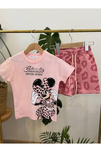 maykids Minnie Leopard Shorts Suit
