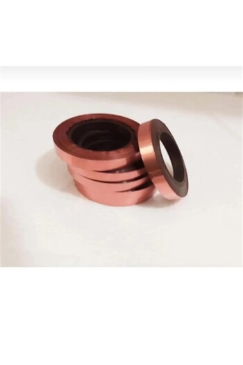 Onay Store Rose Gold Raffia - Gift Pack with Copper Color Shiny Metalized 25 Meters