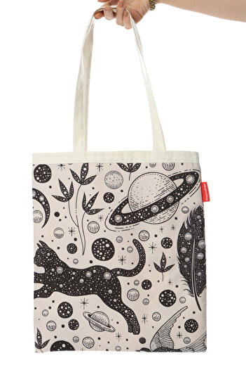 Baghashtag Mixed Dream Printed Cloth Bag