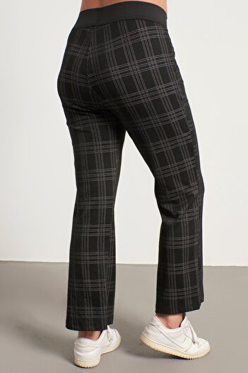 MYLİNE Beli Lastikli Tayt Pantolon