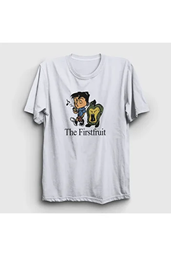 Presmono Unisex Λευκό T-Shirt The Firstfruit Mark Lee Nct