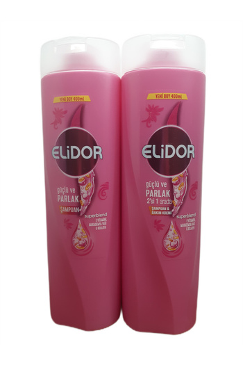 Elidor 400 Ml X 2 Pcs Strong and Shiny Shampoo