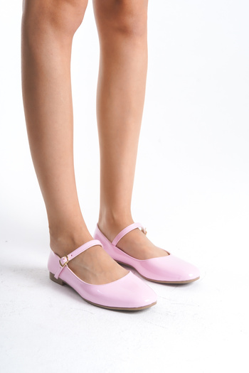 PAYZİN '' Nükhet'' Ballerina Round Toe Closed Helmet Flat Sole Orthopedic New Season
