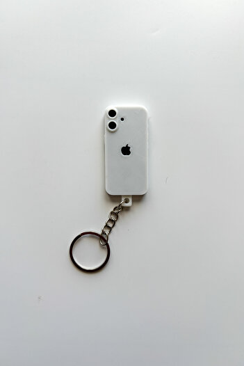 sin istanbul Breloc cu lanț argintiu Mini Iphone