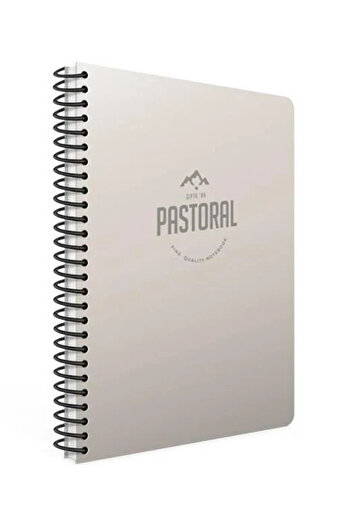 Gıpta Pastoral 17X24Cm 72Yp Spiral Plastic Cover Striped Notebook - 1 Piece