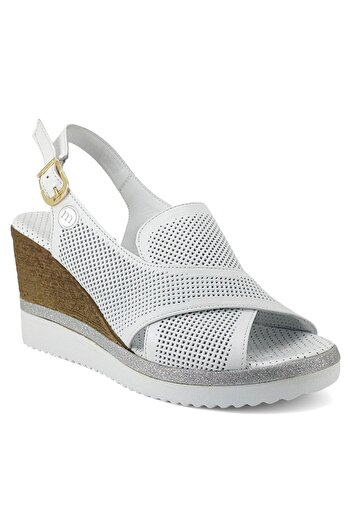 Mammamia 2640 25Ys Women's Casual Sandals White