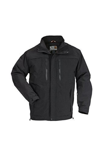 5.11 Tactical Men's Black Zippered Bristol Coat